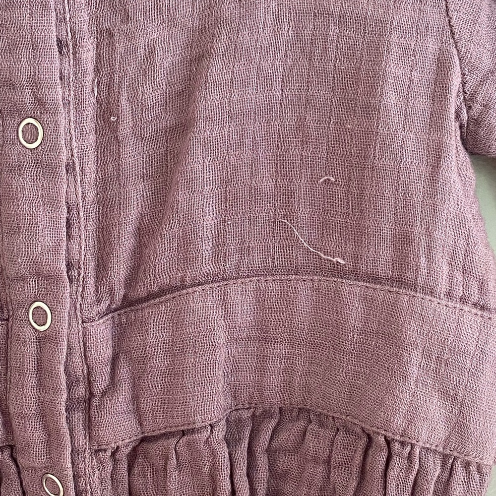Kate Quinn long sleeve pintuck bow bubble bodysuit  18-24m - Picture 6 of 7